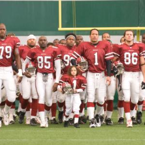 Still of Morris Chestnut Dwayne Johnson Brian White Jamal Duff Hayes MacArthur and Madison Pettis in The Game Plan 2007