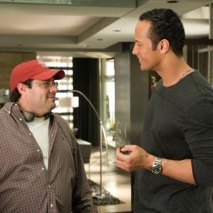 Andy Fickman and Dwayne Johnson in The Game Plan (2007)