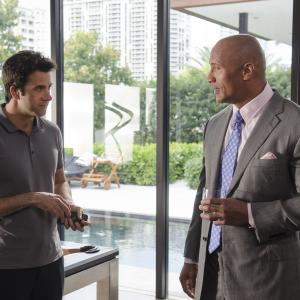 Still of Troy Garity and Dwayne Johnson in Ballers 2015