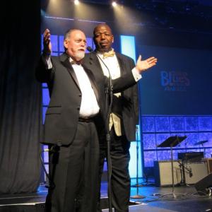 Bill Wax and Big LLou Johnson of BB Kings BluesVille CoHosts the Blues Music Awards