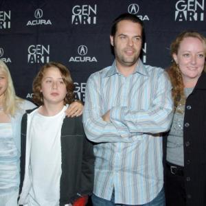 Carly Schroeder Rory Culkin director Jacob Aaron Estes and producer Susan Jacobson attend the New York Premiere of Mean Creek at the Clearview Chelsea August 12 2004 in New York City