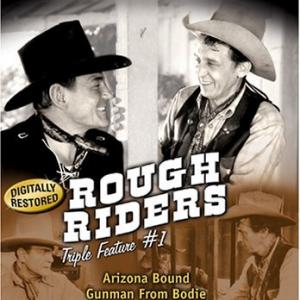 Raymond Hatton and Buck Jones in Arizona Bound (1941)