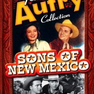 Gene Autry Gail Davis and Dickie Jones in Sons of New Mexico 1949