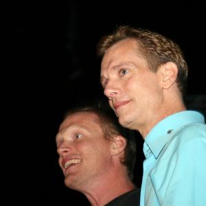 Paul Bettany and Doug Jones at event of Legionas 2010