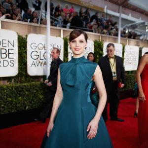 Felicity Jones at event of The 72nd Annual Golden Globe Awards 2015