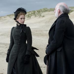 Still of Felicity Jones and John Kavanagh in The Invisible Woman (2013)