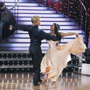 Still of Lil Kim and Derek Hough in Dancing with the Stars 2005