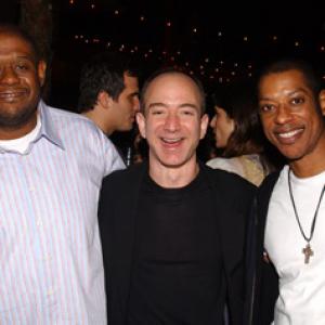 Forest Whitaker Orlando Jones and Jeff Bezos