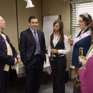 Still of Steve Carell Rashida Jones Phyllis Smith and Mindy Kaling in The Office 2005