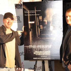Director  Producer Tom Lewis  Producer  Russell Jones on the red carpet for the Dances With Films screening of the film The Periphery 6314