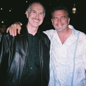 Greg Joseph with Bill Engvall at the Hollywood premiere of Cowboy Dreams in which Greg plays The Soulless Gunfighter to Bills Wild Bill Years before Greg was on The Improv judges panel that gave Engvall his first standup win