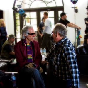 With producer John Densmore on the last day of filming Window Of Opportunity