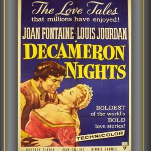 Joan Fontaine and Louis Jourdan in Decameron Nights 1953