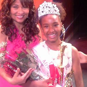 Ella Joyce judge at Little Miss African American Pageant