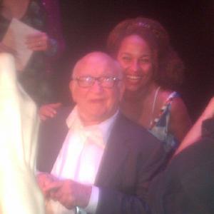Ella Joyce with Ed Asner at The Barnsdall Gallery Theater