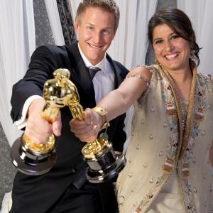 Daniel Junge and Sharmeen ObaidChinoy