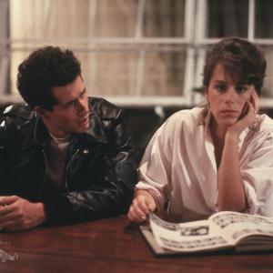 Still of Jane Kaczmarek and Lewis Smith in The Heavenly Kid (1985)