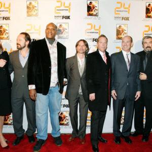 Hakeem Kae-Kazim and the cast of '24'