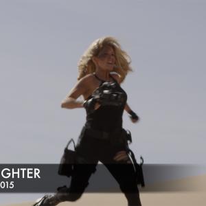 Tracey Birdsall in the upcoming film Robot Fighter