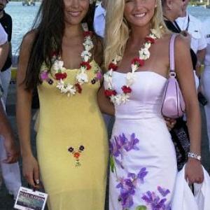Brande Roderick and Stacy Kamano at event of Perl Harboras 2001