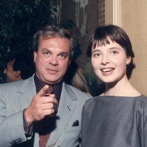 With Isabella Rossellini