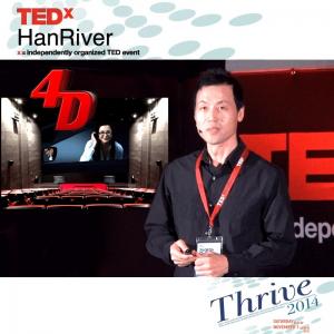 TEDxHanRiver 2014 Director Young Man Kang talks about 4D Filmmaking
