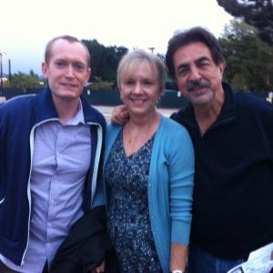 with Joe Mantegna and Sean Summers on set of Criminal Minds