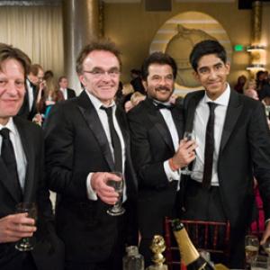 The Golden Globe Awards  66th Annual Telecast Christian Colson Danny Boyle Anil Kapoor Dev Patel
