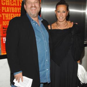 Harvey Weinstein and Donna Karan at event of The Hunting Party 2007