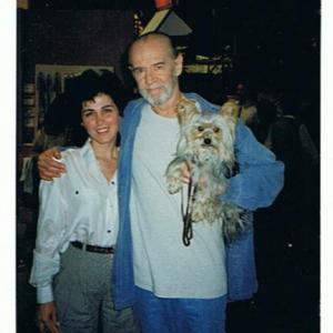 Back in the Day on the George Carlin show with my dog who played Georges side kick Miles