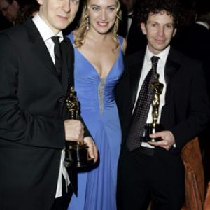 Kate Winslet Michel Gondry and Charlie Kaufman