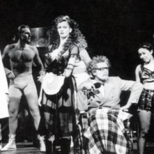 Ivan Kaye as Dr Scott in The Rocky Horror Show Piccadilly Theatre 1990