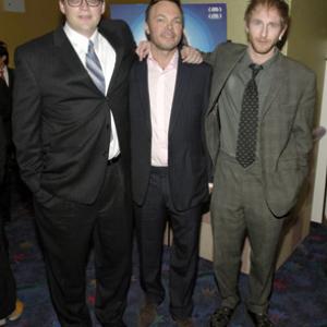 Michael Dowse Paul Kaye and Pete Tong at event of Its All Gone Pete Tong 2004