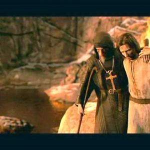 Still of Dominic Keating & John Malkovich in Beowulf