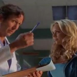 Laura Vandervoort in Smallville...playing benign doctor roles can sometimes have surprising perks!