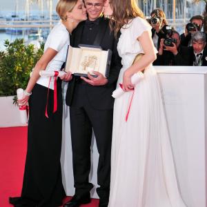 Abdellatif Kechiche, Léa Seydoux and Adèle Exarchopoulos
