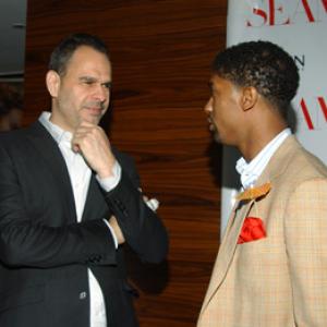 Douglas Keeve and Fonzworth Bentley at event of Seamless 2005