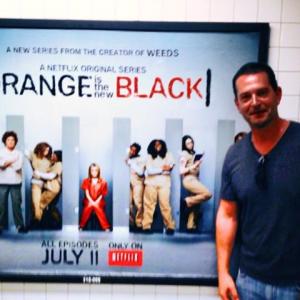 Times Square NYC Orange Is The New Black Guest Starring Christian Keiber as NYPD Detective Donnelly episode 3 directed by Jodie Foster