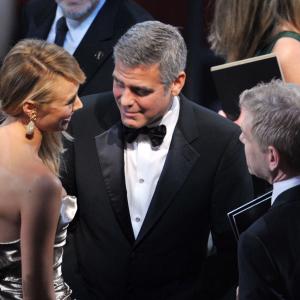 Kenneth Branagh George Clooney and Stacy Keibler