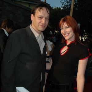 Ted Raimi Suzanne Keilly at the Grudge 2 premiere