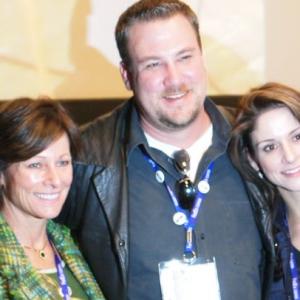 Cindy Hogan, Candice Barley, and Bo Keister at the screening of 