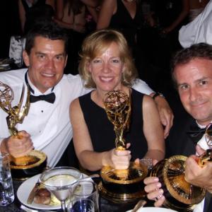 Emmy for Planet Earth w Richard Burton and Erika Wangberg Burton