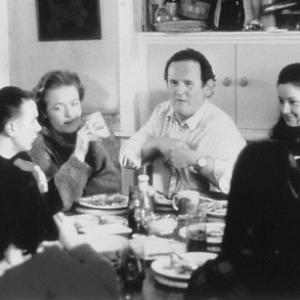 Still of Colm Meaney, Ciara Duffy, Joanne Gerrard, Tina Kellegher, Eanna MacLiam, Ruth McCabe and Colm O'Byrne in The Snapper (1993)