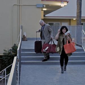 Still of Amy Kelly and Phil Leirness in West Hollywood Motel
