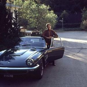BRIAN KELLY AT HOME WITH HIS 1966 MASERATI MISTRAL