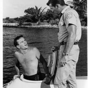 Still of Brian Kelly and John Lasell in Flipper 1964