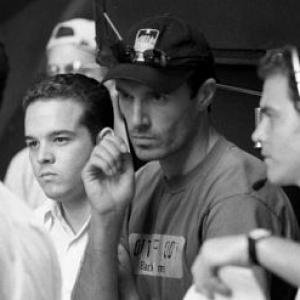 Patrick Kelly Director of Photography Jay C Resar Associate Producer Simon Clarke Director and Jack Noone 1st Assistant Director on the set of That Summer In LA