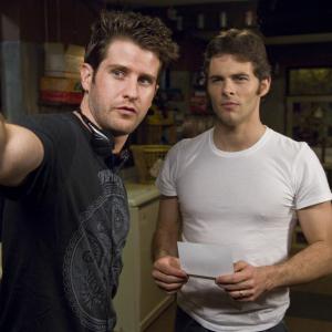 Still of James Marsden and Richard Kelly in The Box (2009)