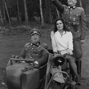 Still of Francesca Gonshaw Sam Kelly and Richard Marner in Allo Allo! 1982