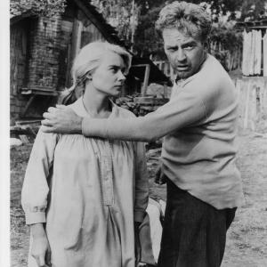 Still of Arthur Kennedy and Hope Lange in Peyton Place 1957